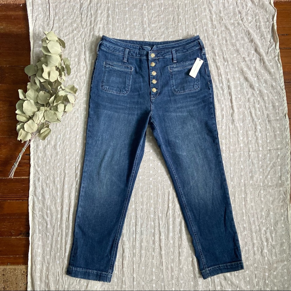 Pilcro & the Letterpress High Rise Slim Fit Jeans - Picture 1 of 5